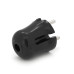 Вилка VIKO без заземлення (mimoza) 7.5А 260V, Black. ПВХ