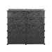 Шафа для взуття пластикова MPA2-5, 39х37х76см, Black, Box