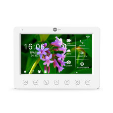 7-дюймовий Full HD відеодомофон з WiFi\LAN і можливістю перегляду архіву з телефону NeoLight KAPPA+ HD WF білий