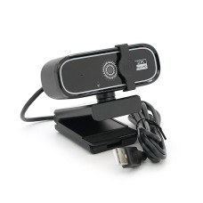 Вебкамера з гарнітурою Q1, 720p, автофокус, пласт. корпус, Black/Silver, Q100