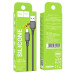 Кабель Hoco X101 Silicone, Micro-C-USB, 2,4А, довжина 1м, Black, BOX