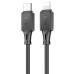 Кабель Hoco X101 Silicone, Type-C-Lighting, 27W, довжина 1м, Black, BOX