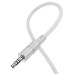 Кабель HOCO UPA27 DC3.5 (тато) => Type-C (тато), круглий в обплетенні, 1.2м, Gray, Box