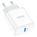 СЗУ 110-240V HOCO C104A, USB-C, PD20W, White, Box