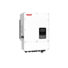 Гібридний інвертор MUST PH11-12KL3 EU, 3Ф-12kW, 48V, 200-650V, MPPT, PV 800V, 444*654*260mm, 35kg