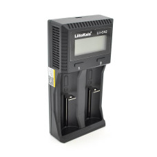ЗУ універсальне Liitokala Lii-CH2, 2 канали, LCD дисплей, підтримує Li-ion, Ni-MH та Ni-Cd AA (R6), ААA (R03), AAAA, С (R14)