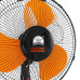 Вентилятор підлоговий YT41905, 16″, 100W, ціна за ящик (2шт), 3 режими, 220V, Black/Orange, Box