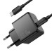 Набір СЗУ 110-240V HOCO CS17A+ кабель Type-C, 1xUSB, 22.5W, 1м кабель, Black, Blister