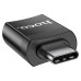 Перехідник HOCO UA17 USB3.0(F) => Type-C(M), Black, Blister