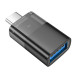 Перехідник HOCO UA36B USB3.0(F) => Type-C(M), Black, Box