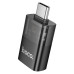 Перехідник HOCO UA36B USB3.0(F) => Type-C(M), Black, Box