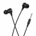 Навушники провідні HOCO M116, роз'єм Jack3.5, 1.2m, Black, Box