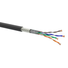 Кабель Одескабель КГПВсОшвс-ВП (100) 4*2*AWG26/19 (S/UTP-cat.5Е-SL patch), CU, спеціальний компаунд на основі PVC, екран. багатожильний, 305м.