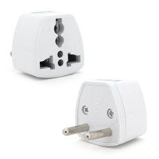 Перехідник на євророзетку TEFAL EU White, 2pin, 250V, 10A, в упаковці 20 штук, ціна за штуку, Q1000