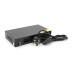Комутатор POE з 4 портами POE 100Мбіт + 2 порт Ethernet (UP-Link) 100Мбіт, 52V/1.44A, 100/250метрів, корпус - метал, Black, БП вбудований, Q20