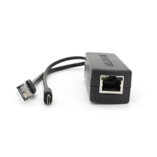 POE спліттер AOT-0524 48V-5V, RJ45, Mini-USB (10/100Мбіт, Вхід-48V/Вихід 5V 2.4А)