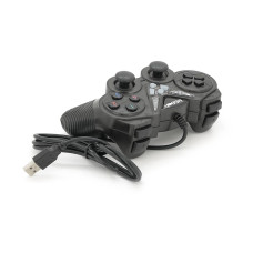 Геймпад для ПК USB-908 USB 2.0 Double Shock (Black), Blister