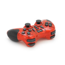 Геймпад бездротовий 7 в 1 для PC/PS1/PS2/PS3/PC360/TV/TV BOX/Android/Win10, живлення від 2*ААА(немає в помплекті), Red, Blister