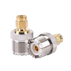 Перехідник SMA Male - UHF Female (SMA тато, штекер-UHF мама, гніздо) ціна за 1 шт