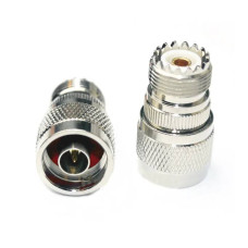 Перехідник N Тype Male - UHF Female (N Тype тато, штекер-UHF мама, гніздо) ціна за 1 шт
