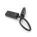 Конвертер Display Port (тато) на HDMI(мама) 30cm, Black, 4K/2K, Пакет