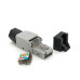 Конектор RJ-45 швидкого монтажу 8P8C UTP Cat-6 (розбірний, безінструментальний) сірий, ціна за 1 шт