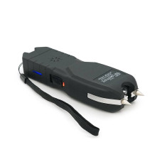 Ліхтар-відлякувач ручний BAILONG X-Balog TW-1902. LED, сирена, струм 9000KV, 150W, Li-ion вбудований 6 000 mAh, Black, IP44, USB, 160х45х25мм, BOX
