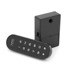 Електронний замок PiPo PF155+PBF20 для шафок та висувних ящиків з кодовим паролем, 3*АAA, 120x38x15mm