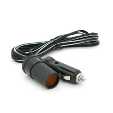 Подовжувач прикурювача авто, 3 метри, 12V, 60W, чорний