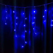 Гірлянда 150LED Штора Blue, мідний провід, 5 x 0,7 метра, прозора ізоляція, BOX