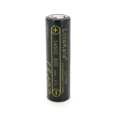Аккумулятор 14500 Li-Ion Vipow ICR14500 TipTop, 800mAh, 3.7V, Blue Q50/500