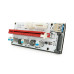 Плата PCE164P-N09 (V008S-Plus) Riser PCI-EX, x1=>x16, USB 3.0, DC12V(Molex&PCI-E/6pin), SATA/15pin, конденсатори 270, VER008S,Пакет