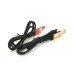Кабель WUW X140, Type-C-USB, 2.4A, Black, довжина 1м, 2шт в упаковці, ціна за упаковку, BOX