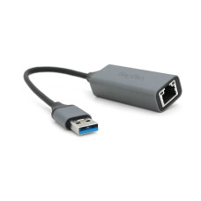 Контролер USB 3.0 to Ethernet VEGGIEG V-K306 - Мережевий адаптер 100 / 1000Mbps з проводом, RTL-8152B, Aluminum, Blister-Box
