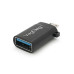 Перехідник VEGGIEG V-S123 USB3.0(AF) OTG => microUSB(M), Black, Пакет