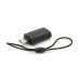 Перехідник VEGGIEG V-S123 USB3.0(AF) OTG => microUSB(M), Black, Пакет