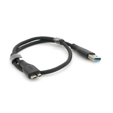 Кабель VEGGIEG V-U318, Usb 3.0 AM to Micro-B Black 0.5m, для жорстких дисків