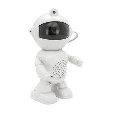 Ночник-проектор YT737 Астронавт+ Bluetooth колонка, пульт, кабель USB, White, Box
