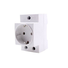 Модульна розетка PT-316 на DIN-рейку, 250V/10-16A, 45*78.5*63mm