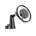 Автотримач BOROFONE BH208 + Wireless Charging 15W, кріплення на торпеду, клямка 50-90мм, Black, Box