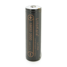 Акумулятор 18650 Li-Ion LiitoKala Lii-35A-PCB, Protected, 3500mAh (3300-3500mAh), 3.7V (2.75-4.2V), Black