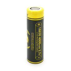 Акумулятор 18650 Li-Ion LiitoKala King-4000, 4000mAh (3800-4000mAh), 3.7V (2.75-4.2V), Black/Yellow