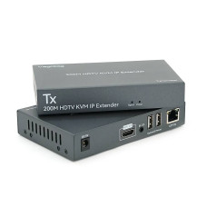 Активний VEGGIEG V-HD011 KVM HDMI 2*1 спліттер 120m, HDMI1.4/HDCP2.0, USB & Audio Support, Grey, Box