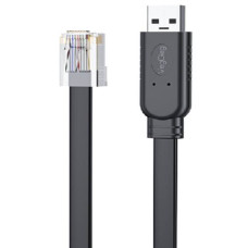 Кабель VEGGIEG V-U403, USB/RJ45, FTDI-TF 232 Chipset, консольний, Black, довжина 1.5м, Box