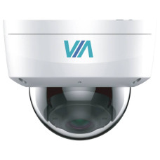 4МП IP купольна вулична відеокамера зі звуком та SD карткою VIA SECURITY VS-D24AS(VP) (2.8мм)