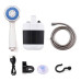Портативний акумуляторний душ YT43869 з помпою, акумулятор 2200mAh, White/Black, Box