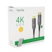 Кабель VEGGIEG V-H707 HDMI-HDMI 4K/60Hz 3840*2160.3D,HDR, ARC, Optical Fiber Cable, 10.0m, 19+1Wire, 18gbps, Black-Metal, Box