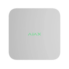 Мережевий відеореєстратор Ajax NVR DC (16ch) white, роздільна здатність до 4К, підтримка ONVIF/RTSP, декодування H.265/H.264, ємність до 16Тб