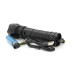 Ліхтарик BP-X718 P90, Zoom, 1 режим, корпус метал, акум 18650, індикація заряду, USB кабель, BOX