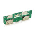 Плата для павербанку, 10000 mAh, Input: Micro-USB - 5V/2A, Out: 2xUSB-A - 5V/1A, 5V/2.1A